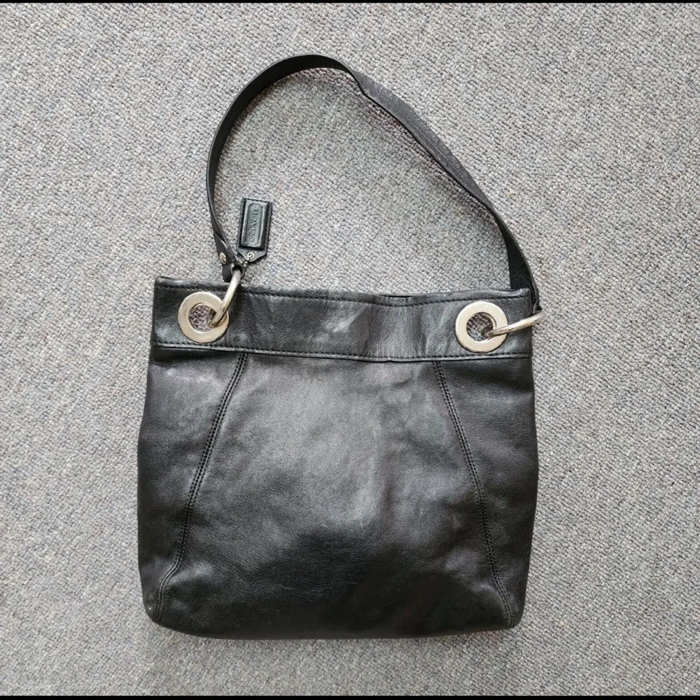 Coach Black Ashley Hippie Shoulder Bag with Crossbody Strap